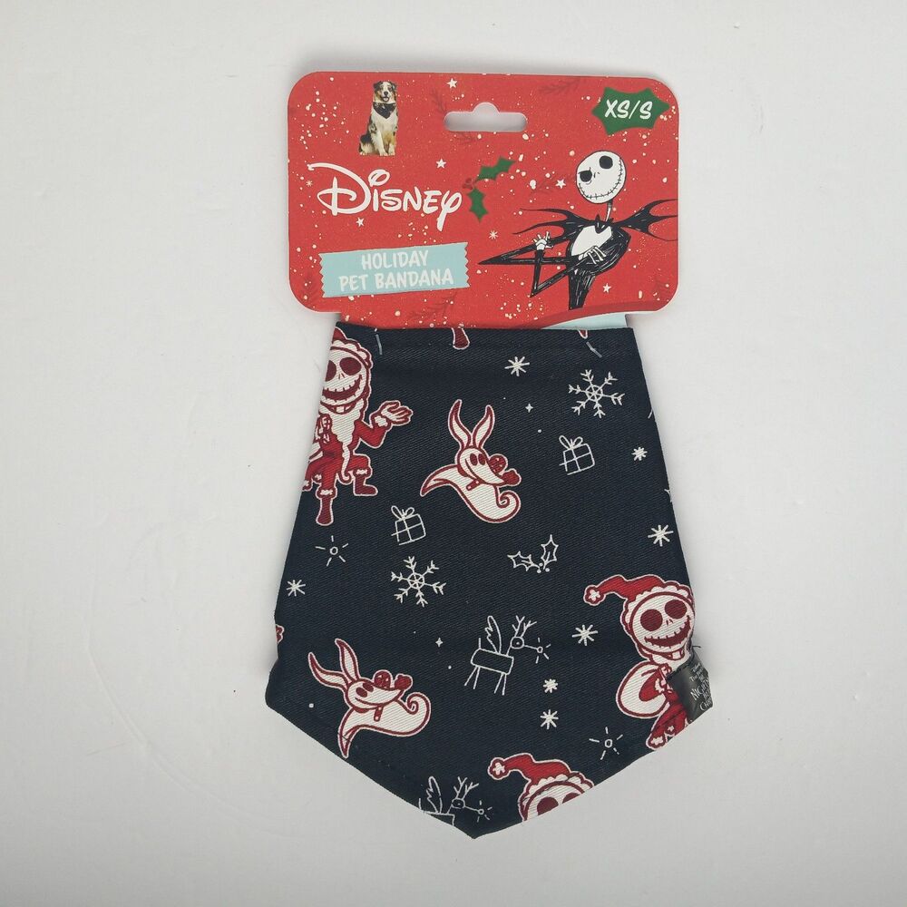 Disney The Nightmare Before Christmas Holiday Pet Bandana XS/S